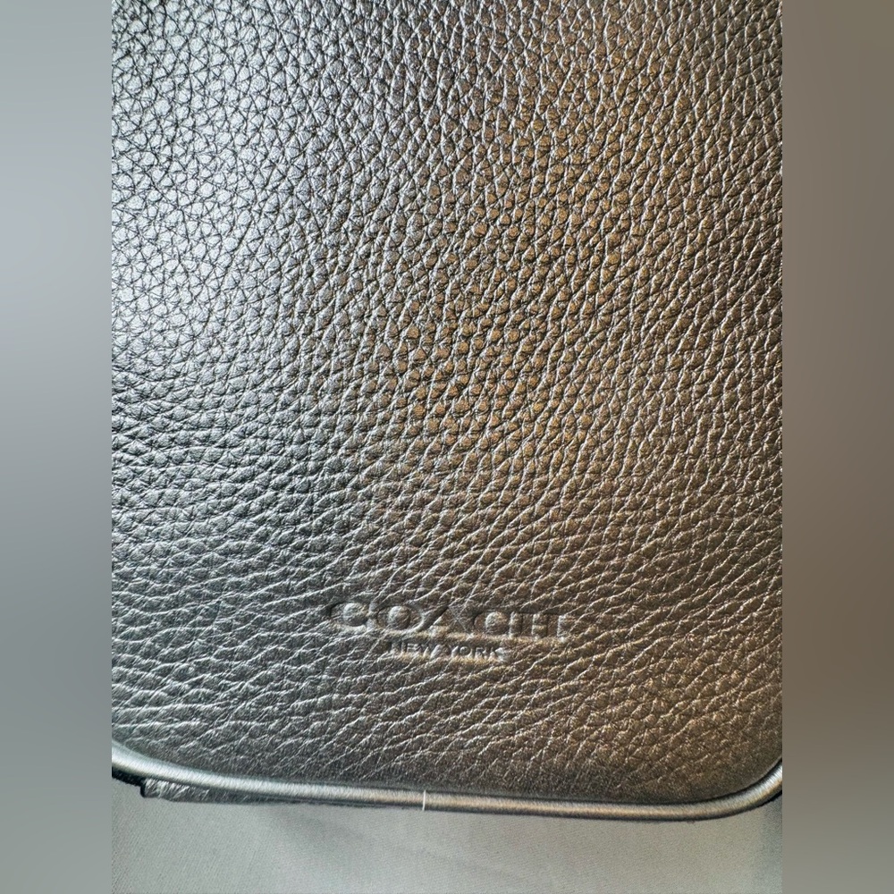 Coach Stanton Crossbody Silver Metallic Men's Bags NWT - Picture 11 of 15